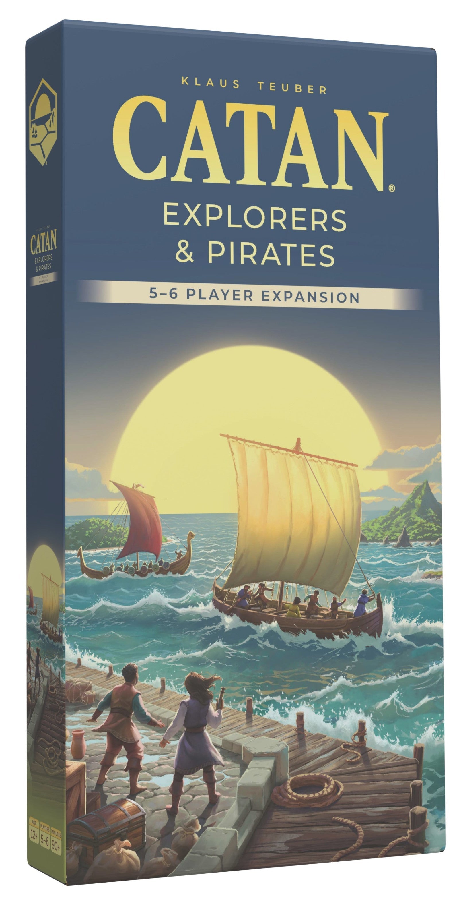 CATAN 6th Edition - Explorers and Pirates 5-6 Player Expansion Board Game