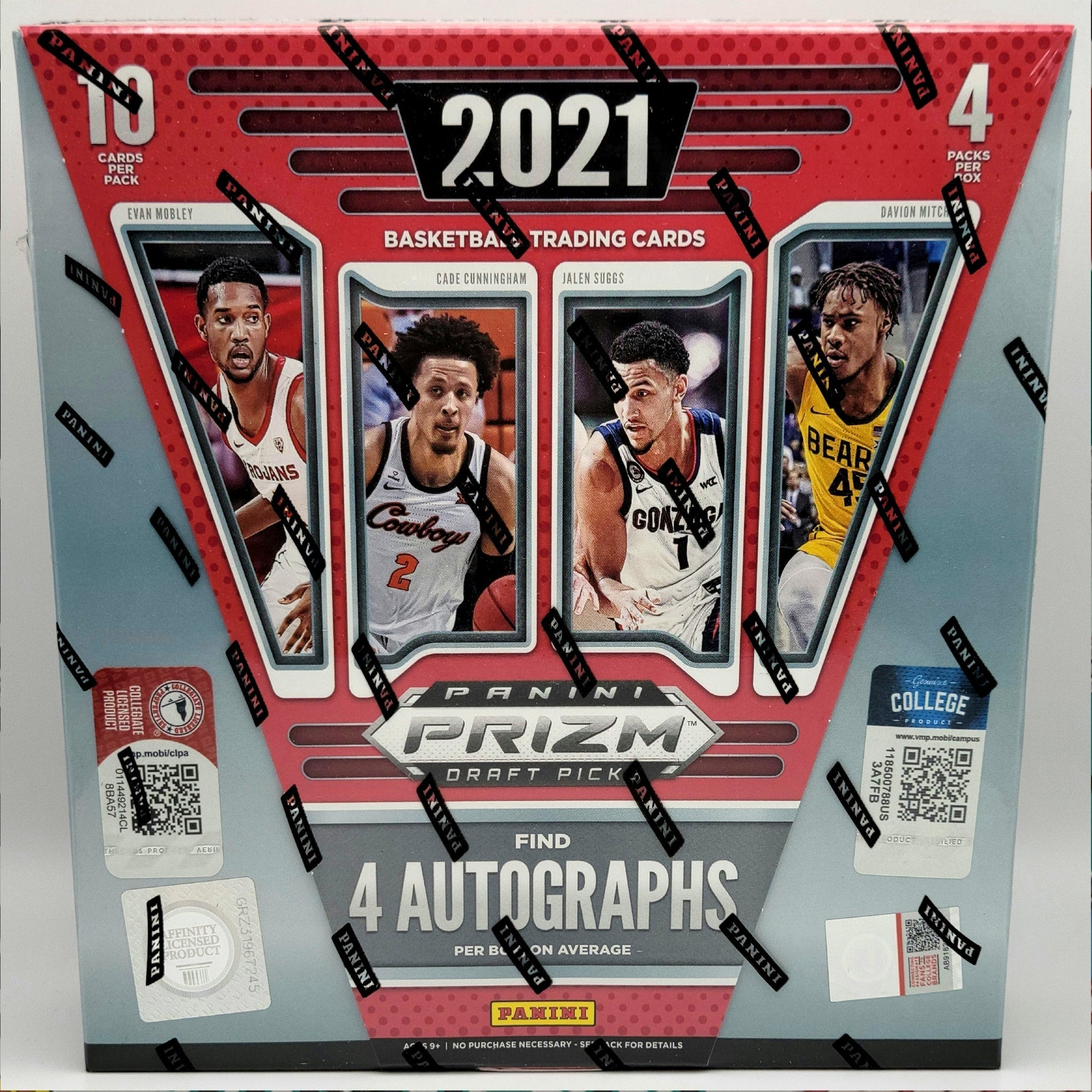 2021/22 Panini Prizm Draft College Basketball Hobby Box