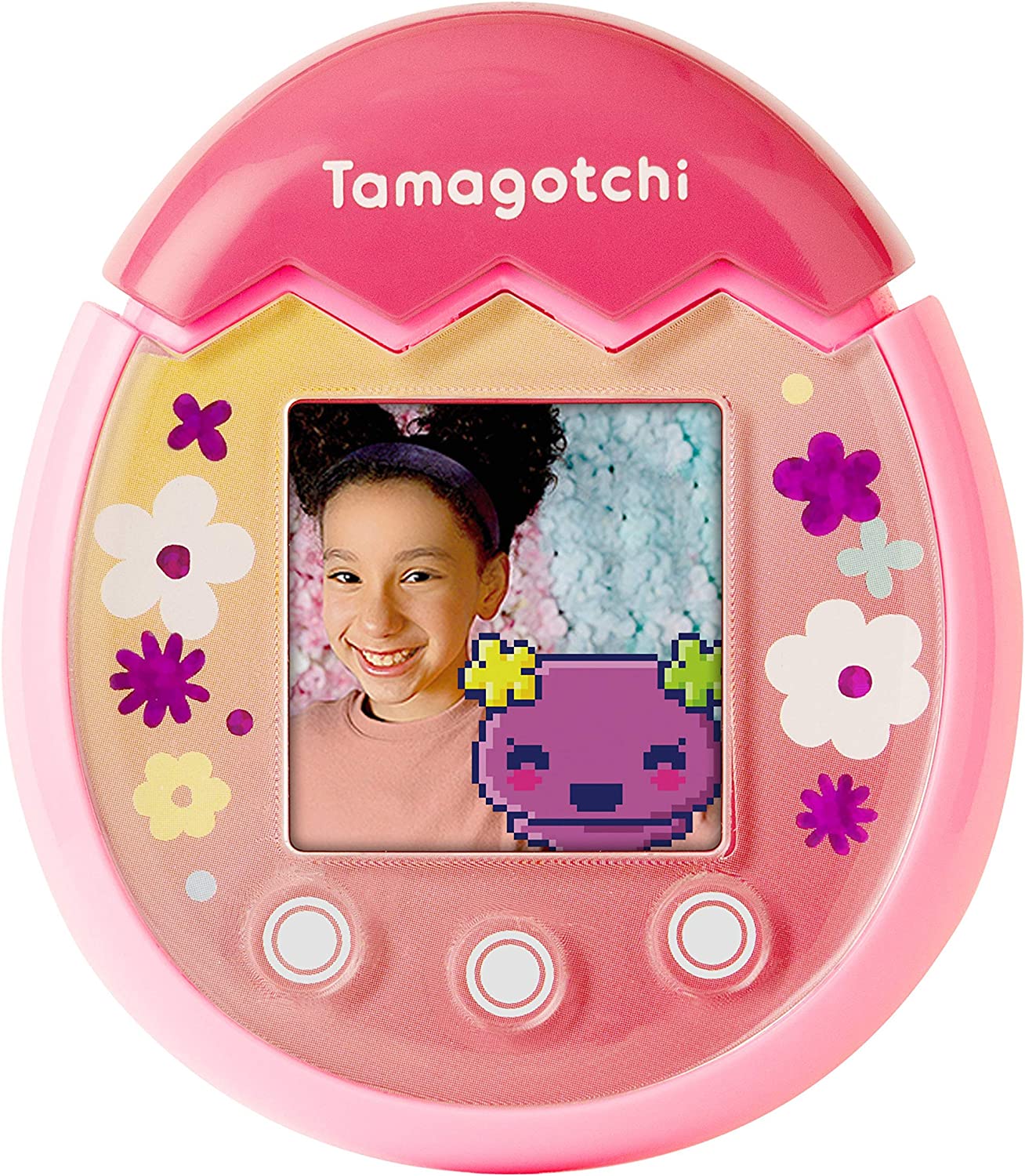 Tamagotchi Pix - Floral (Pink) Digital Pet