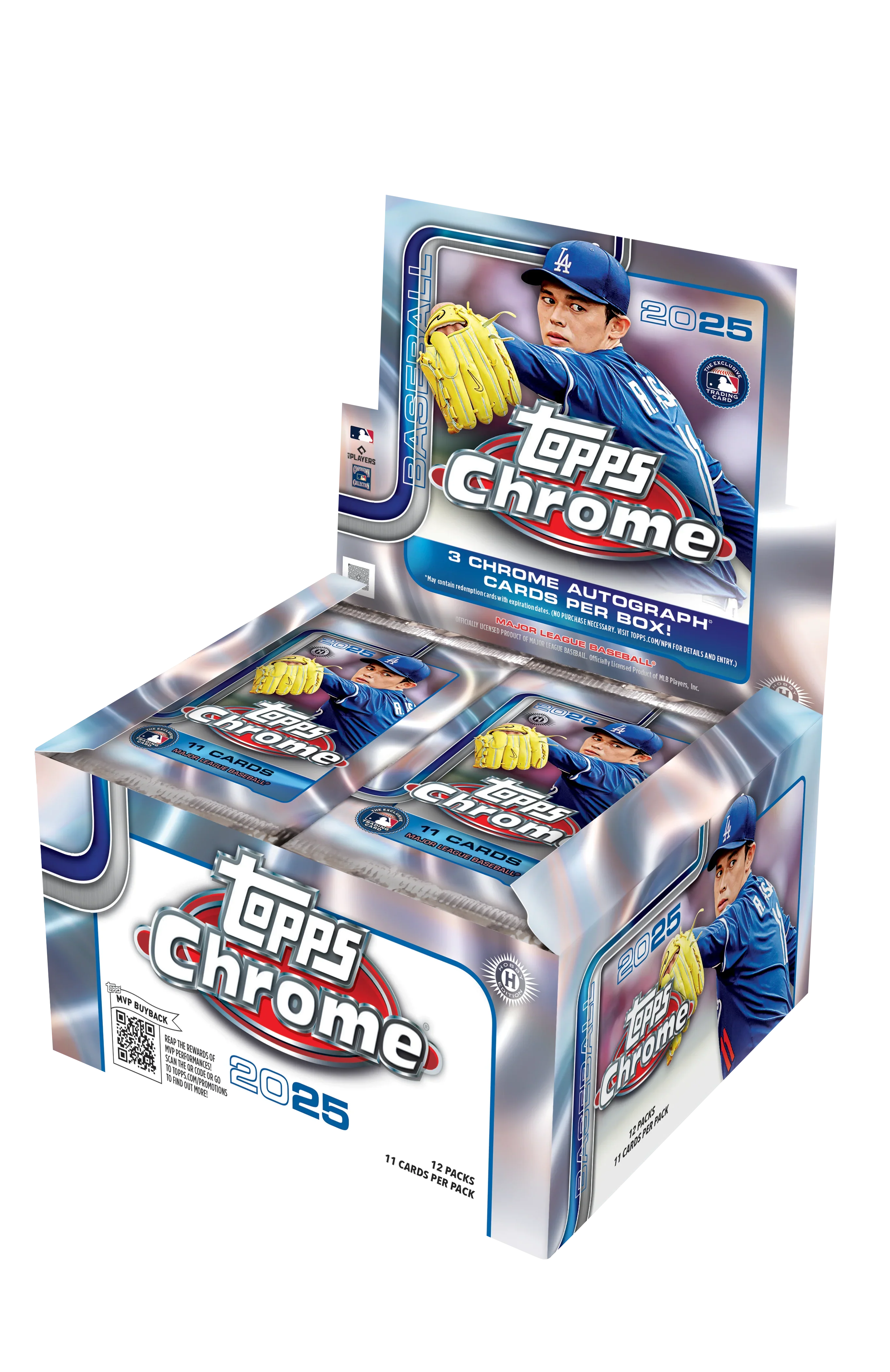 2025 Topps Chrome MLB Baseball Jumbo Hobby Box