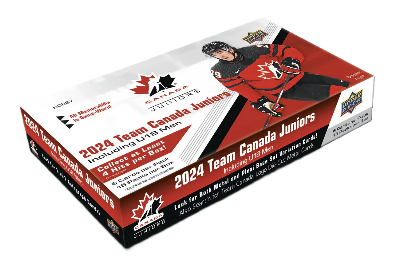 2024 Upper Deck Team Canada World Juniors Hockey Hobby Box