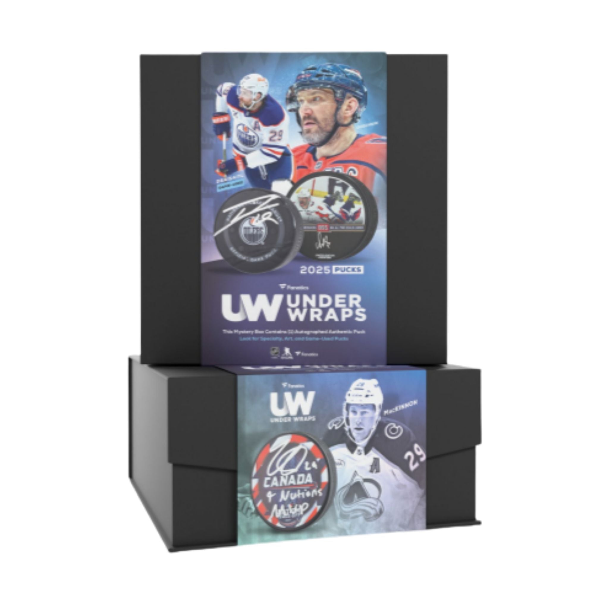 2025 Fanatics Under Wraps NHL Autographed Hockey Puck Box