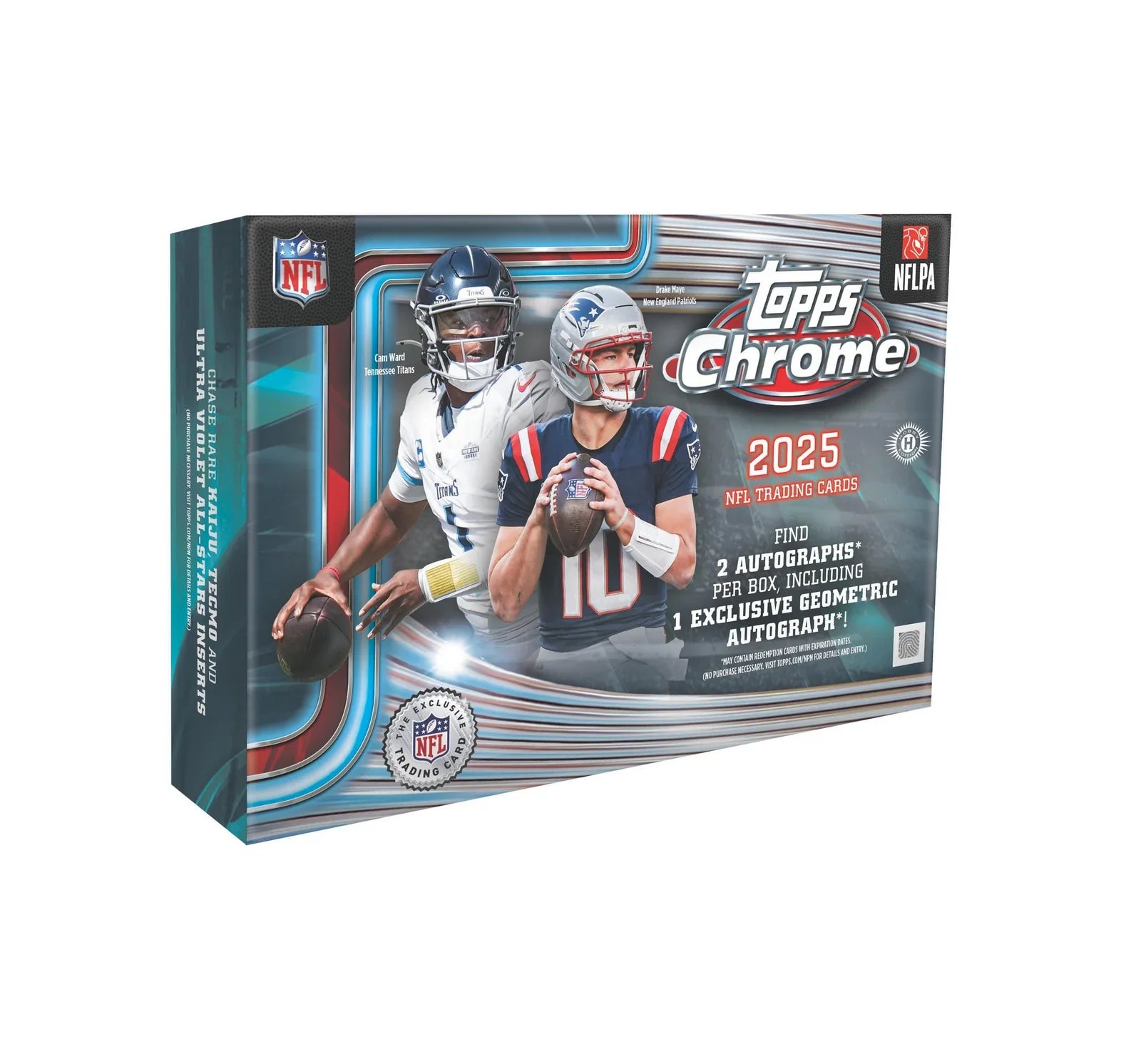 2025 Topps Chrome Football Breakers Delight 6 Box Case