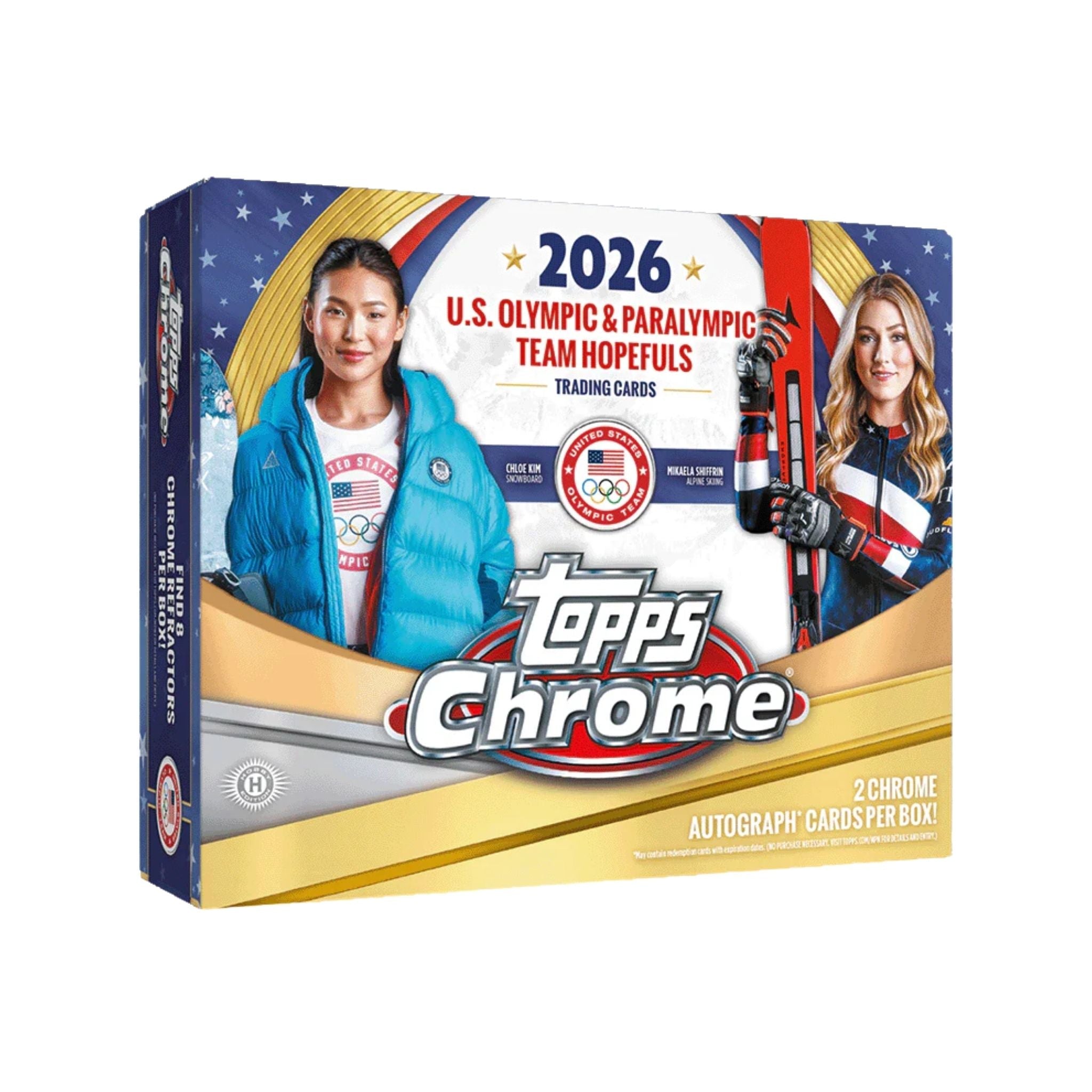 2026 Topps Chrome U.S. Winter Olympics Hobby Box