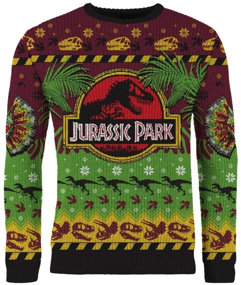 Jurassic Park: Happy Rexmas Christmas Jumper (Size: L)