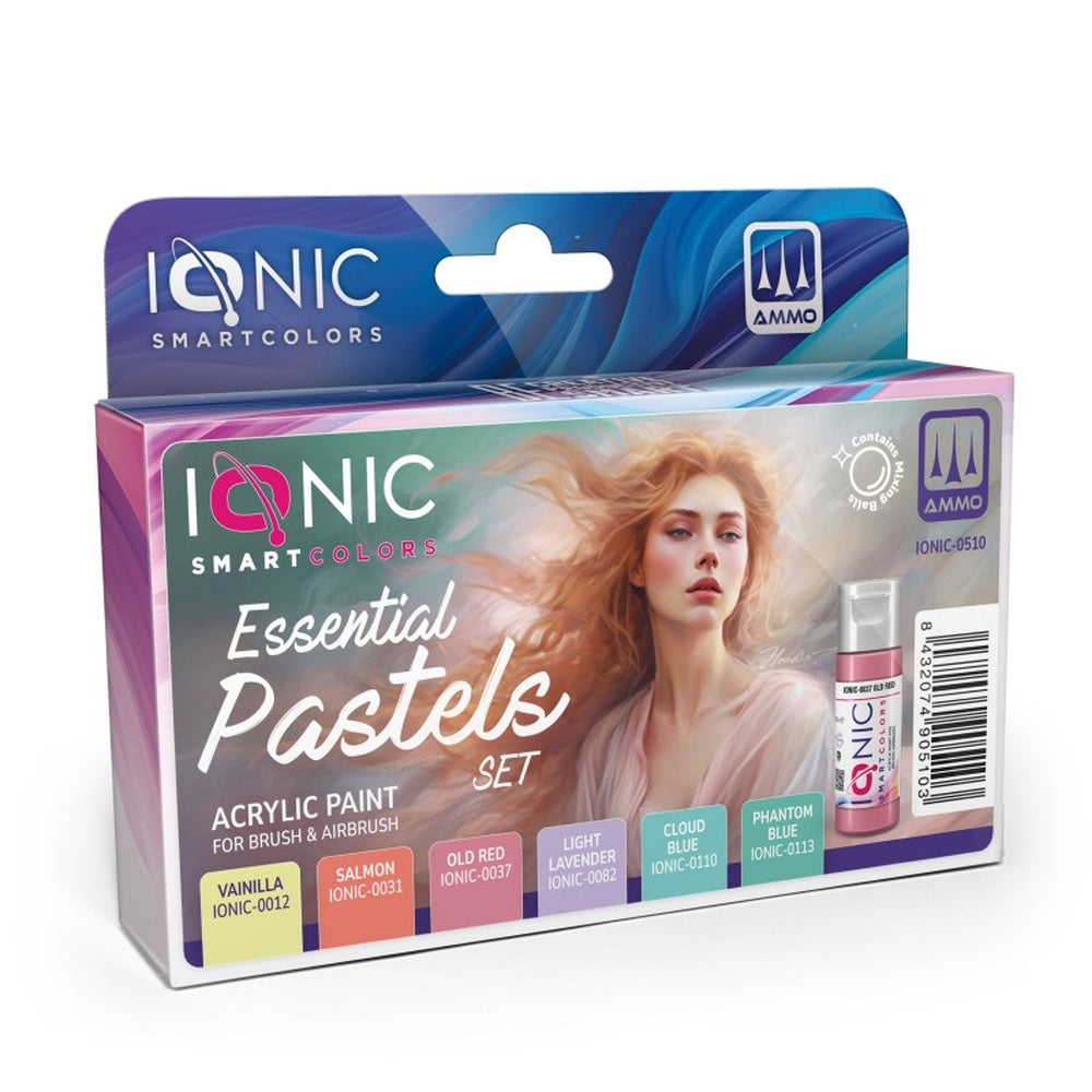 PREORDER Ionic - Acrylic Paints - Essential Pastels Set