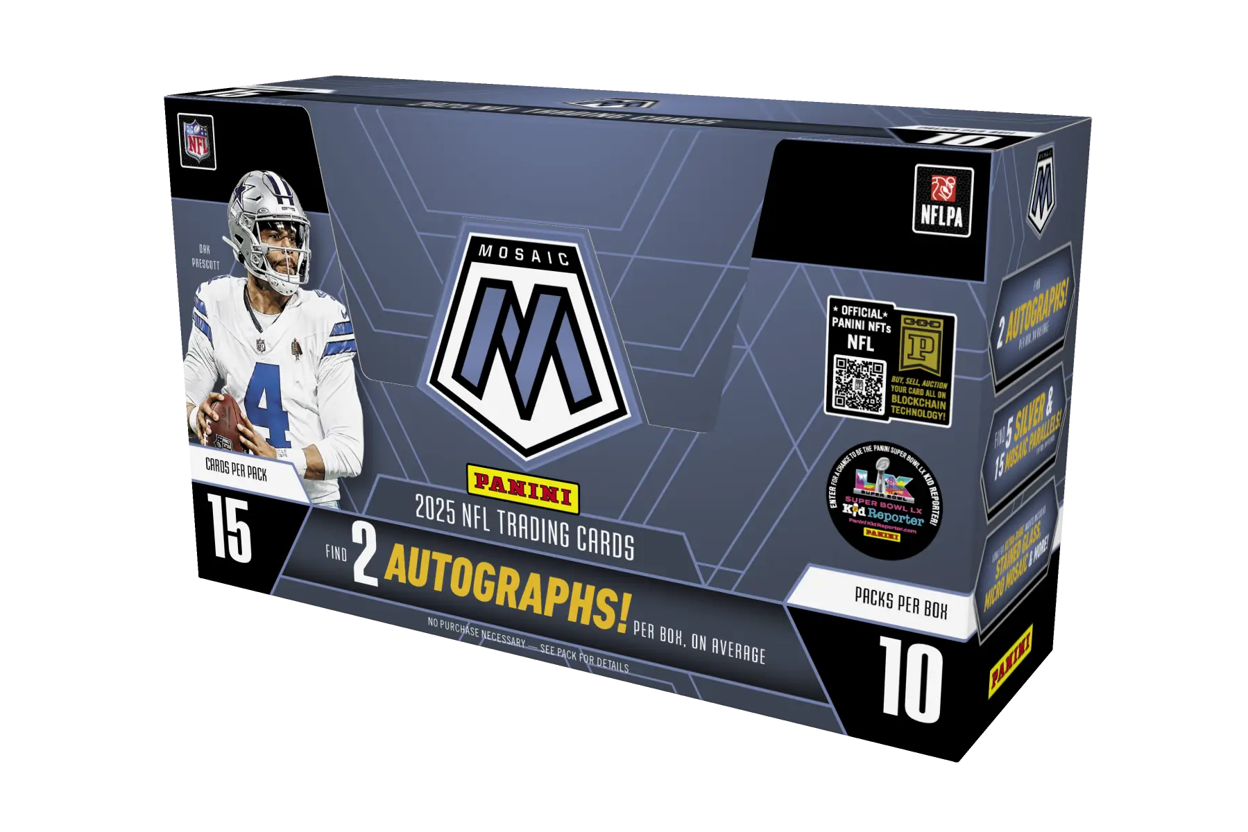 2025 Panini Mosaic NFL Trading Card Box (Hobby)