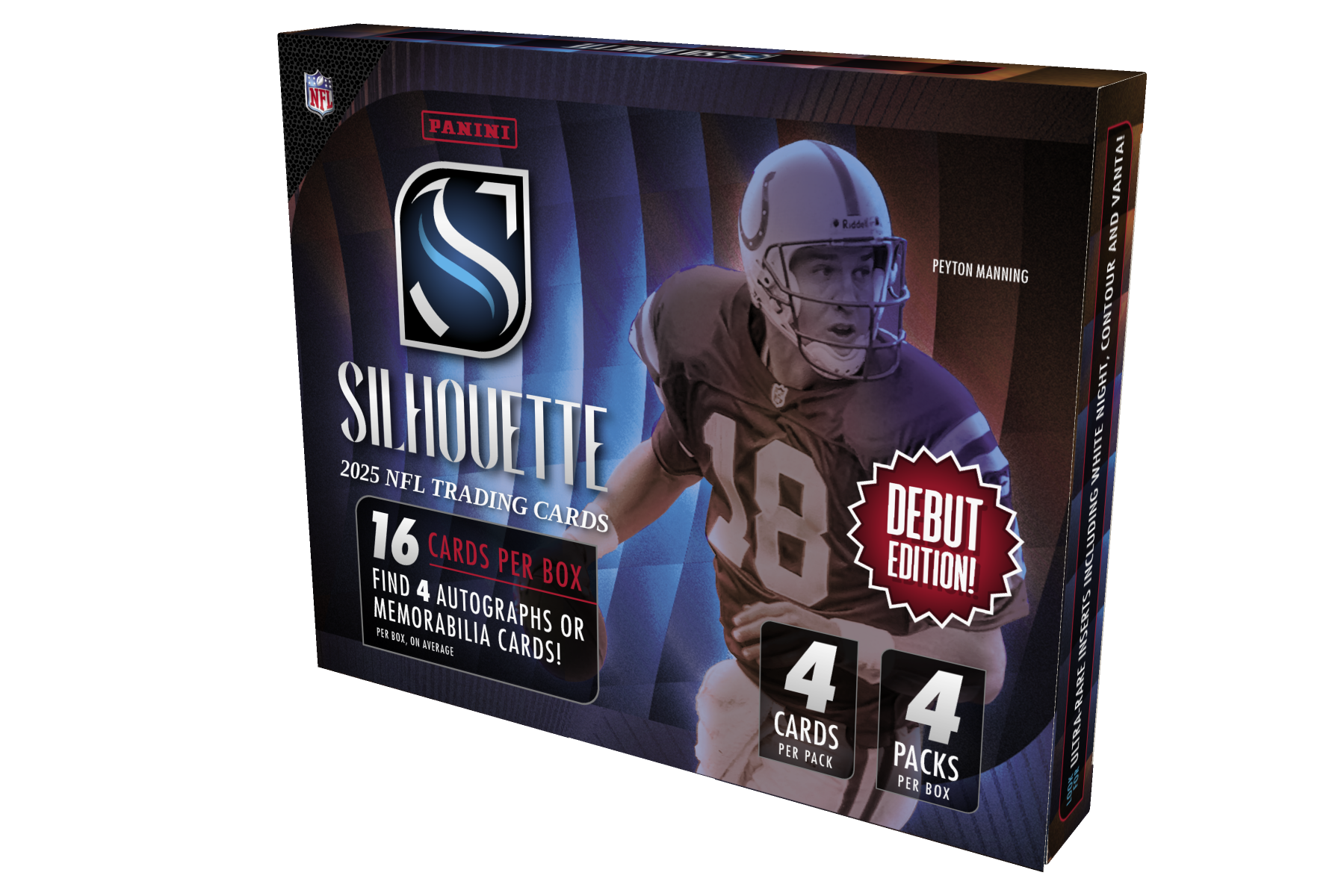 2025 Panini Silhouette NFL Trading Card Box (Hobby)