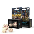 PREORDER RuneQuest Beige & Burgundy Exp. Dice