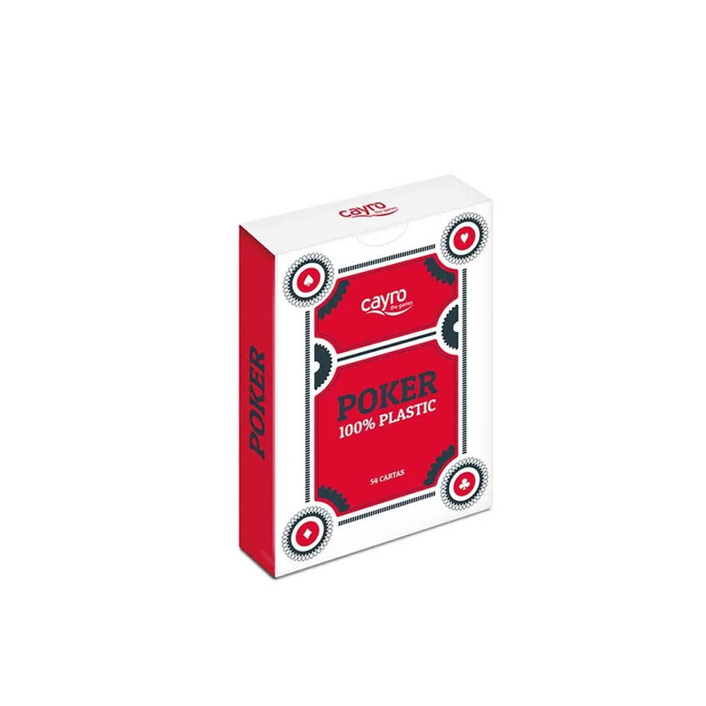 100 percent Plastic Playing Cards Poker Size