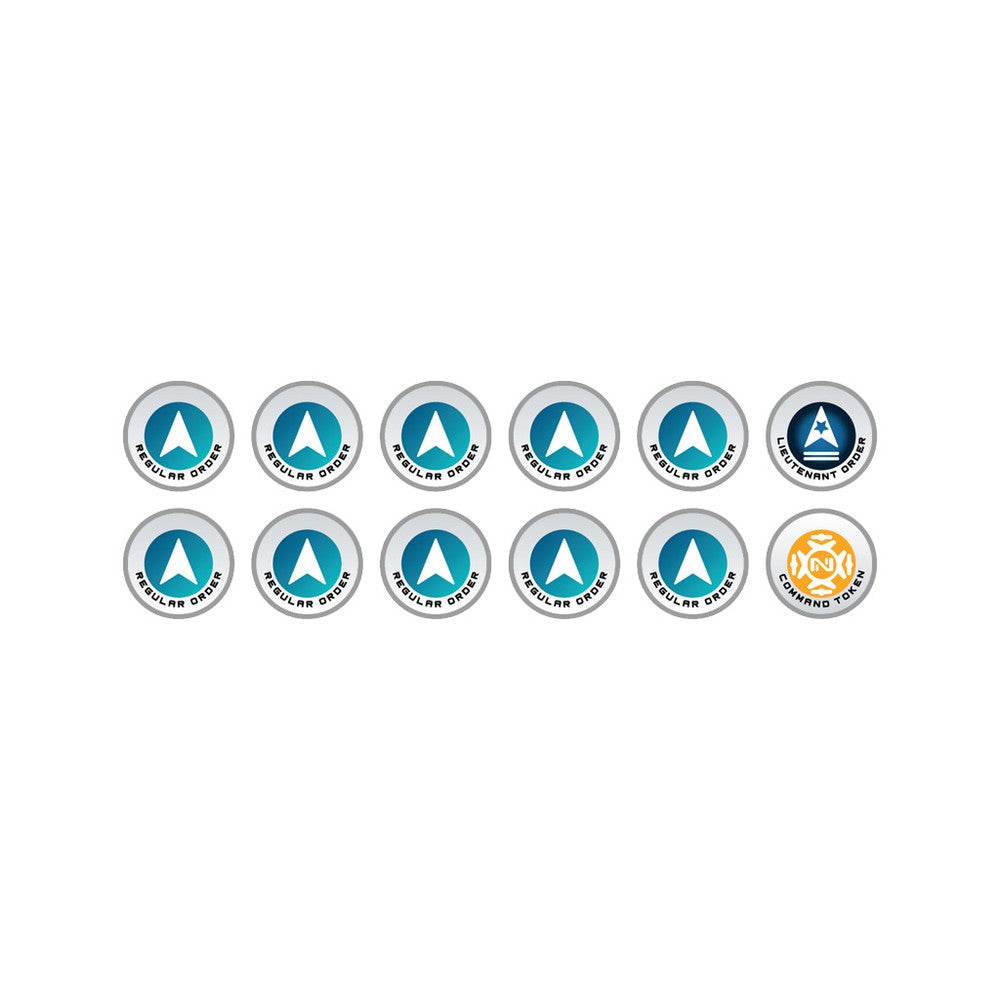 Micro Art Studio - Infinity Token Sets - N4 Infinity Tokens Regular Orders Blue (12)