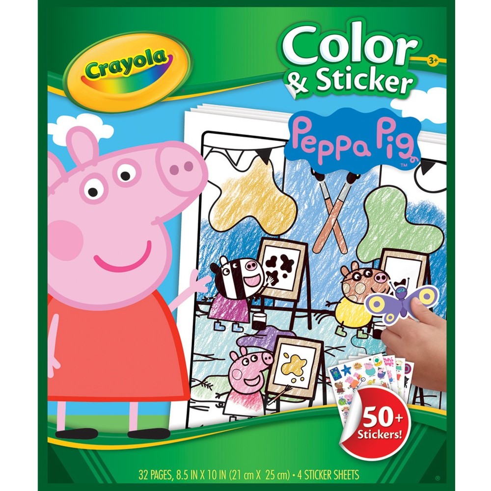 Peppa Pig Colour And Sticker