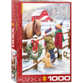 Puzzle - Eurographics - Christmas Pony 1000pc