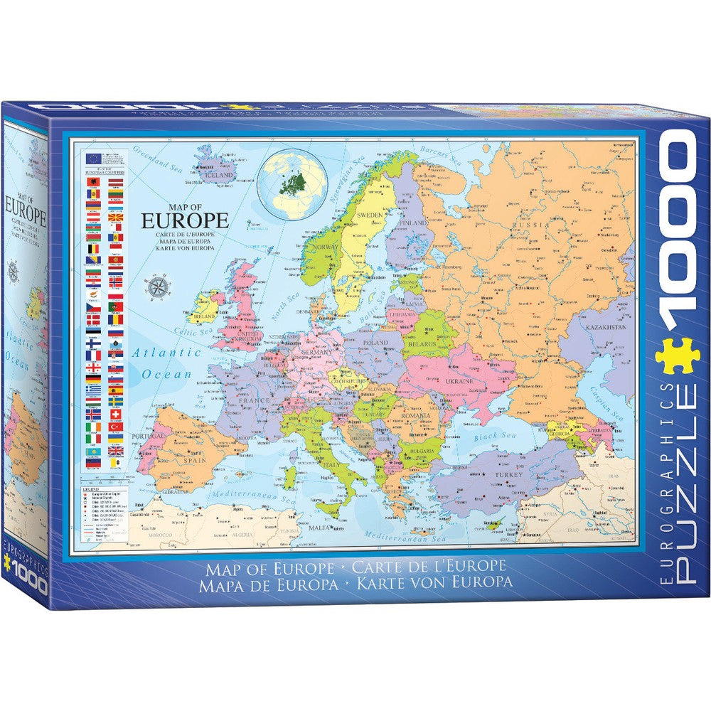 Puzzle - Eurographics - Map Of Europe 1000pc