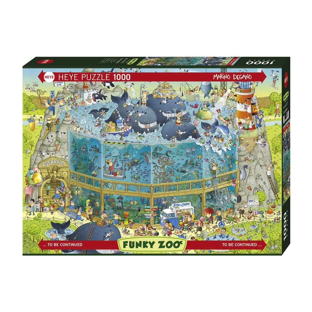 Puzzle - Heye - Funky Zoo;Ocean Habitat 1000Pc