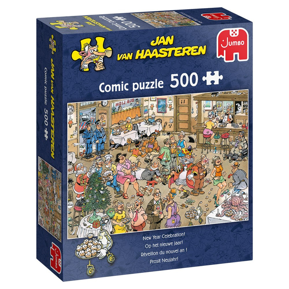 Puzzle - Jumbo Jan van Haasteren - New Year Celebration 500Pc