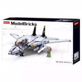 Army F14 Tomcat Fighter 404Pcs