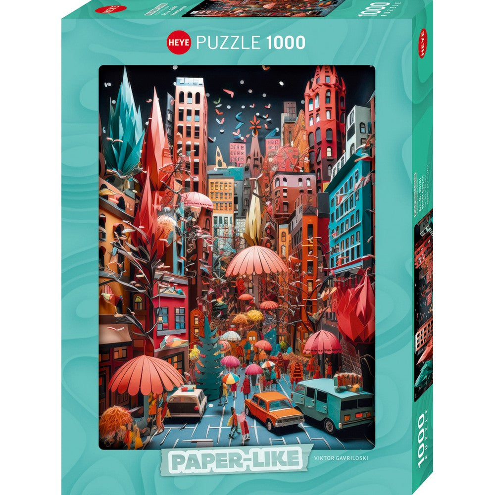 Puzzle - Heye - Gavriloski; Paper-Like Street Canyon 1000pc