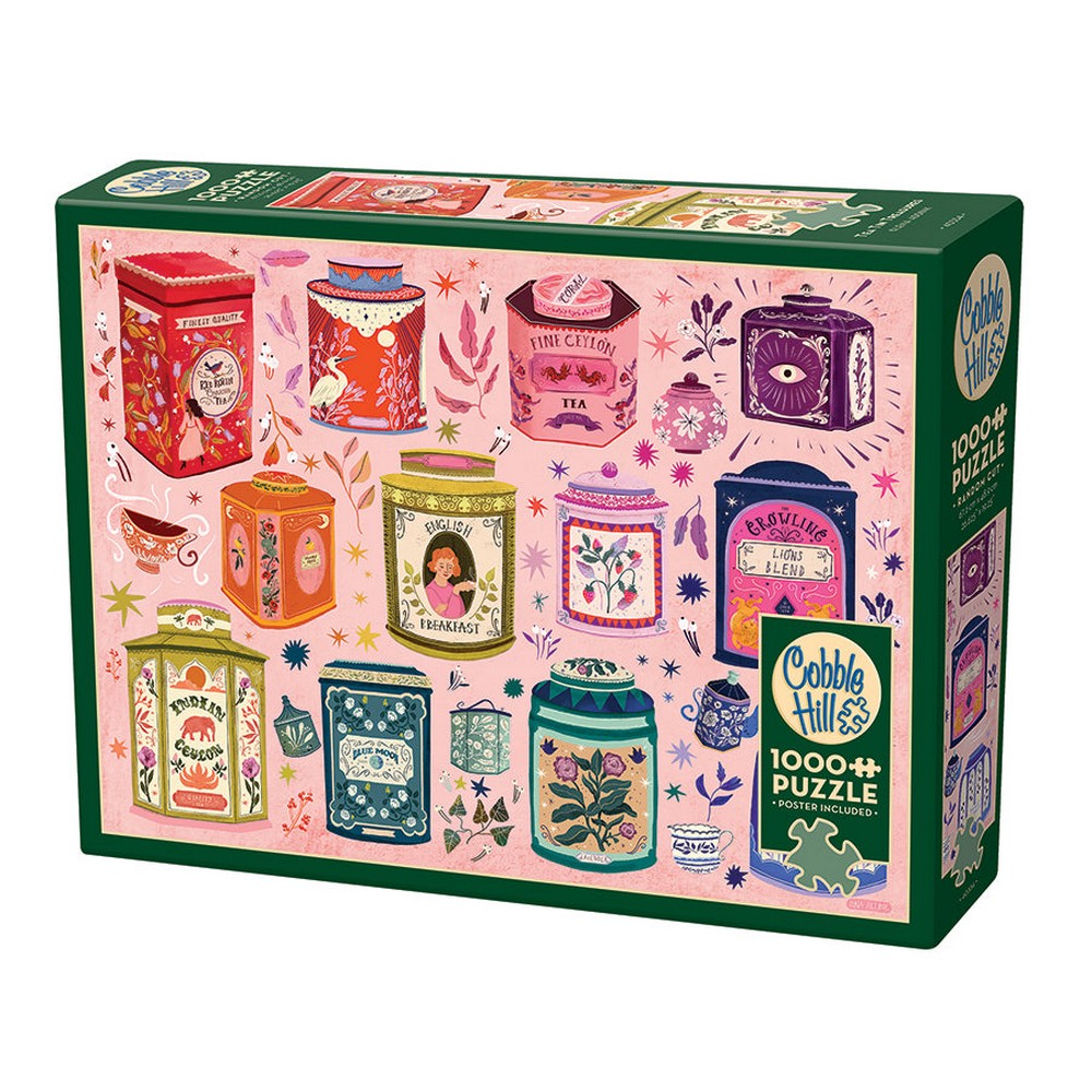 Puzzle - Cobble Hill - Tea Tin Treasures 1000pc