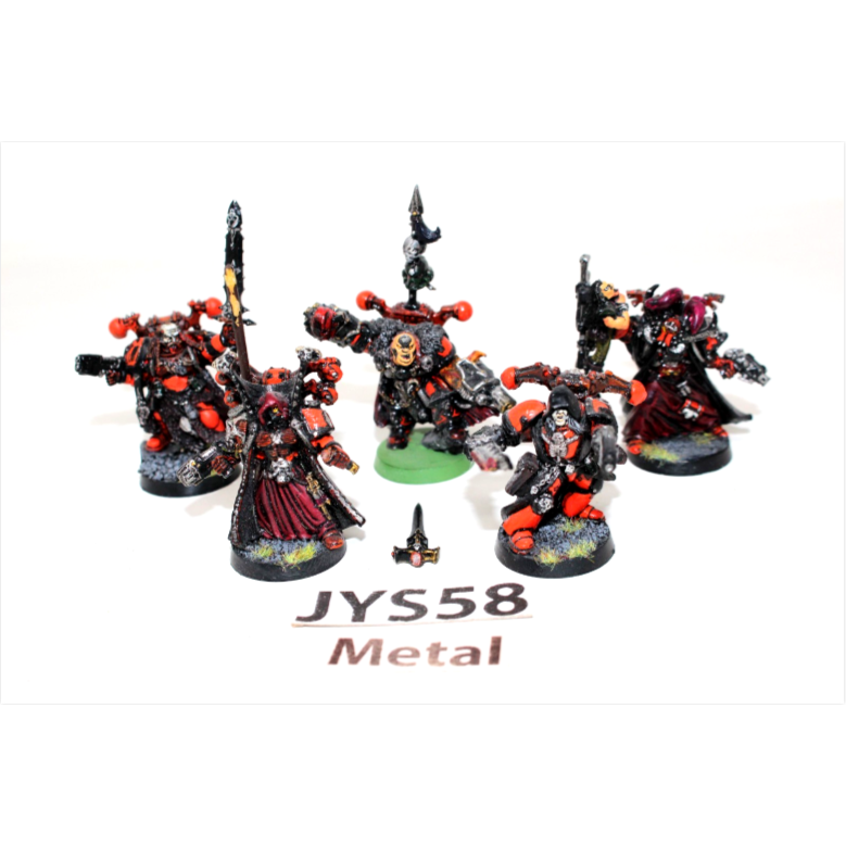 Warhammer Chaos Space Marines Red Corsairs Custom Metal JYS58