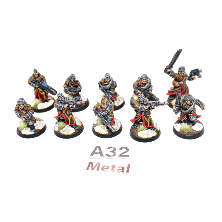 Warhammer Imperial Guard Valhallen Shock Troops Metal A32