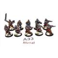 Warhammer Imperial Guard Valhallen Shock Troops Metal A33