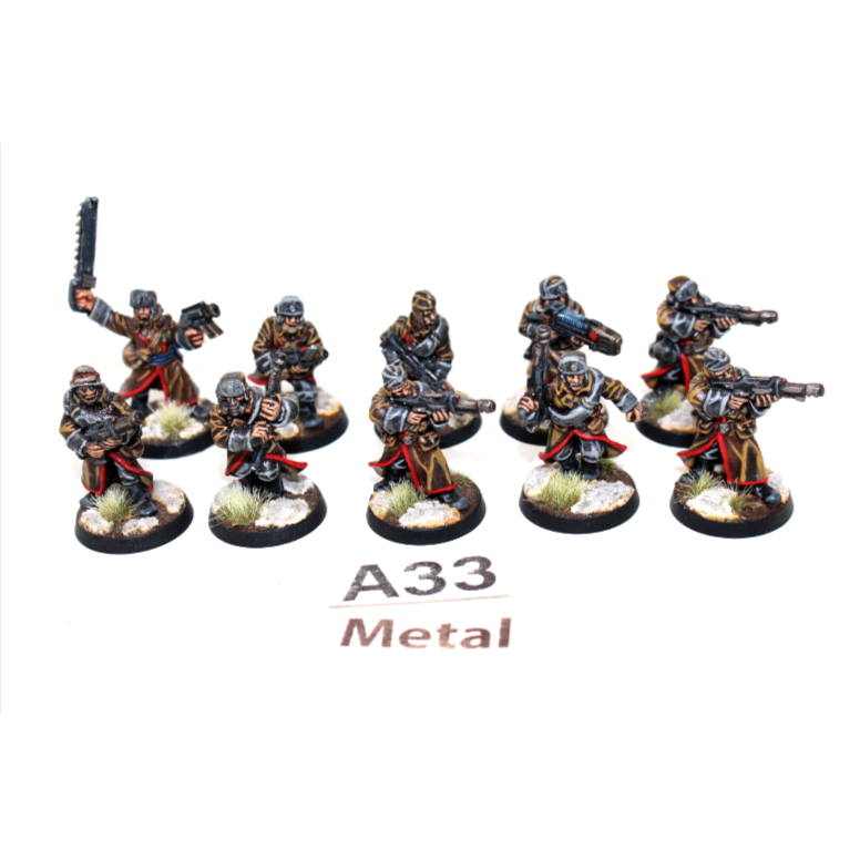 Warhammer Imperial Guard Valhallen Shock Troops Metal A33