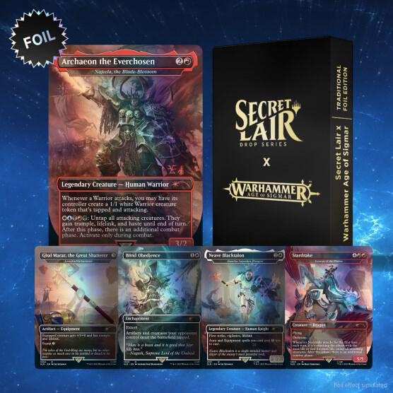 Secret Lair x Warhammer Age of Sigmar - Traditional Foil Edition - Secret Lair Drop Series (SLD)