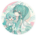PREORDER Character Vocal Series 01 Hatsune Miku Miku Hug Series Pinback Button Flower Version