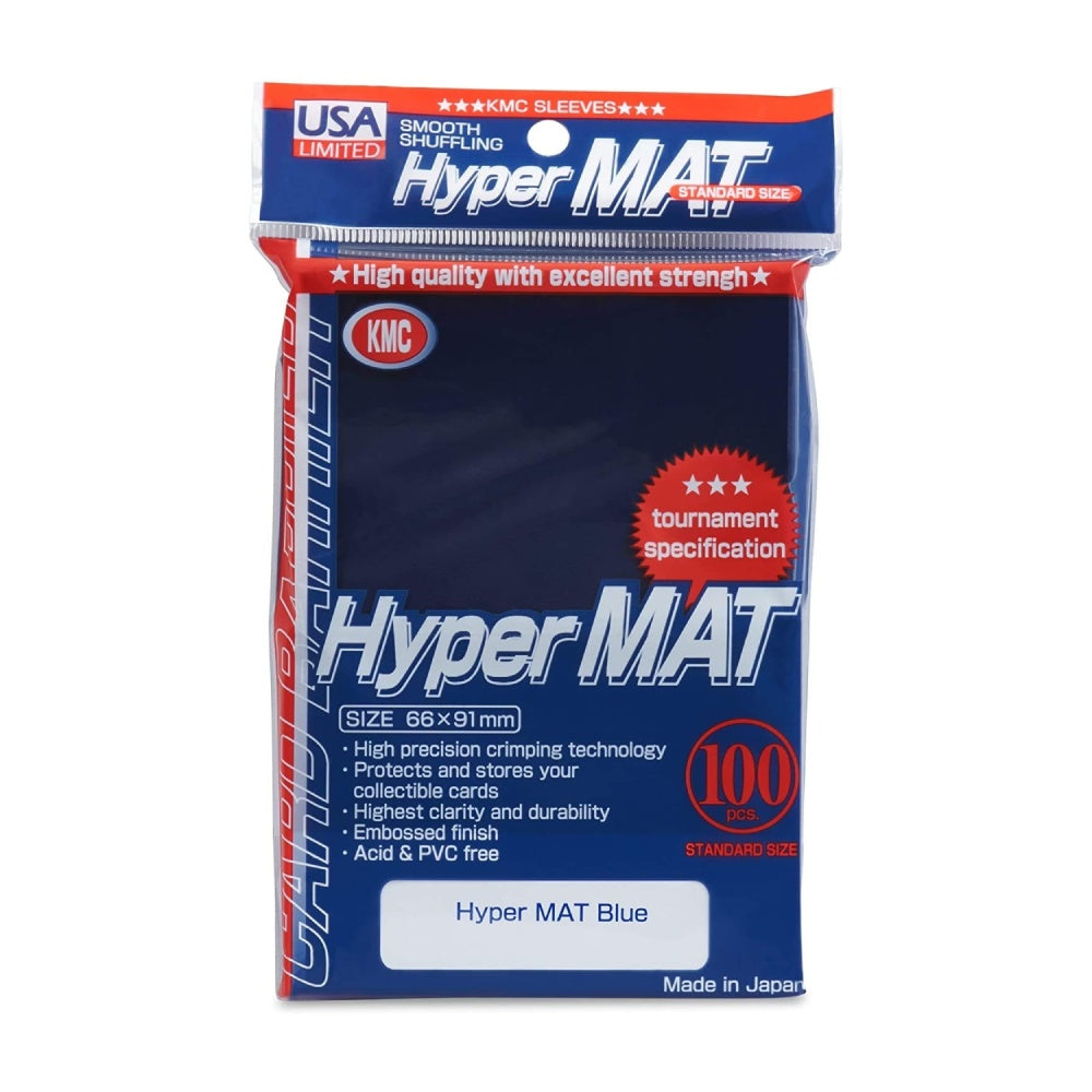 KMC: Sleeves  Hyper MAT: Blue