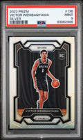 2023 Panini Prizm - Victor Wembanyama - Silver Prizm #136 - PSA Graded Card