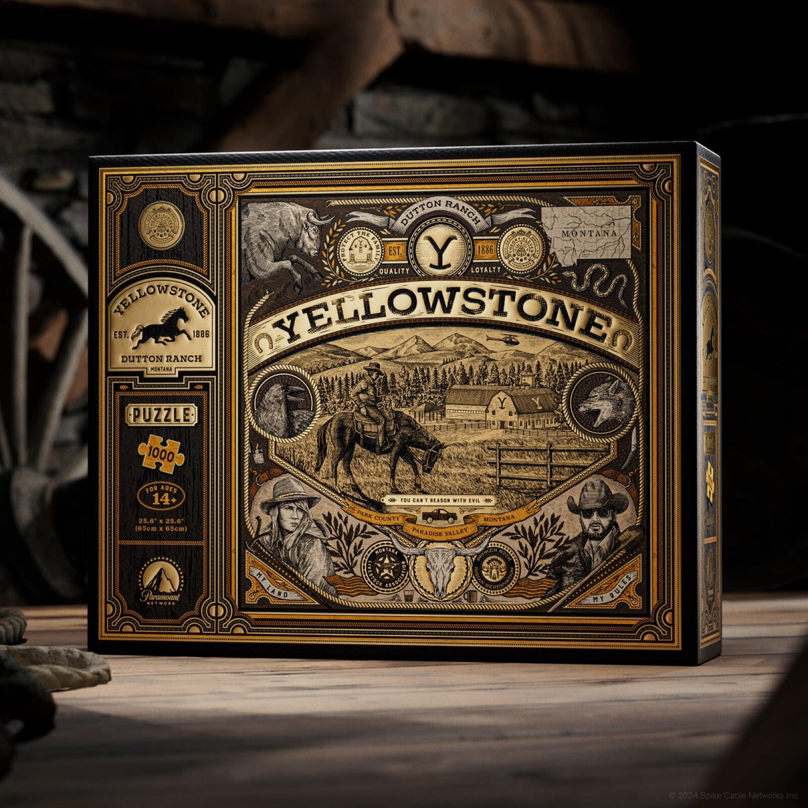theory11 Yellowstone Puzzle 1000 Piece Jigsaw Puzzle