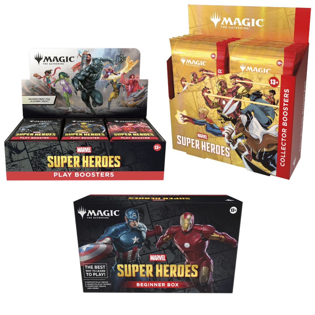MTG - Marvel Super Heroes Bundle - Play Booster + Collector Booster + Beginner Box (Pre-Order)