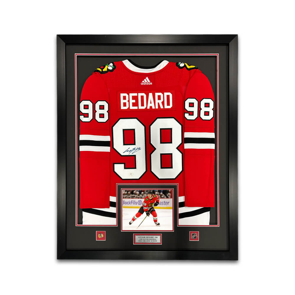 Cadre Jersey De Hockey Autographié - Connor Bedard