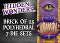 Hidden Wonders Brick of 25 Assorted 7-Die Polyhedral Sets