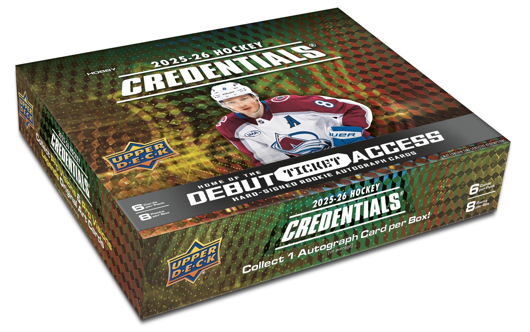 Upper Deck - 2025-26 - Hockey - Credentials - Hobby Box