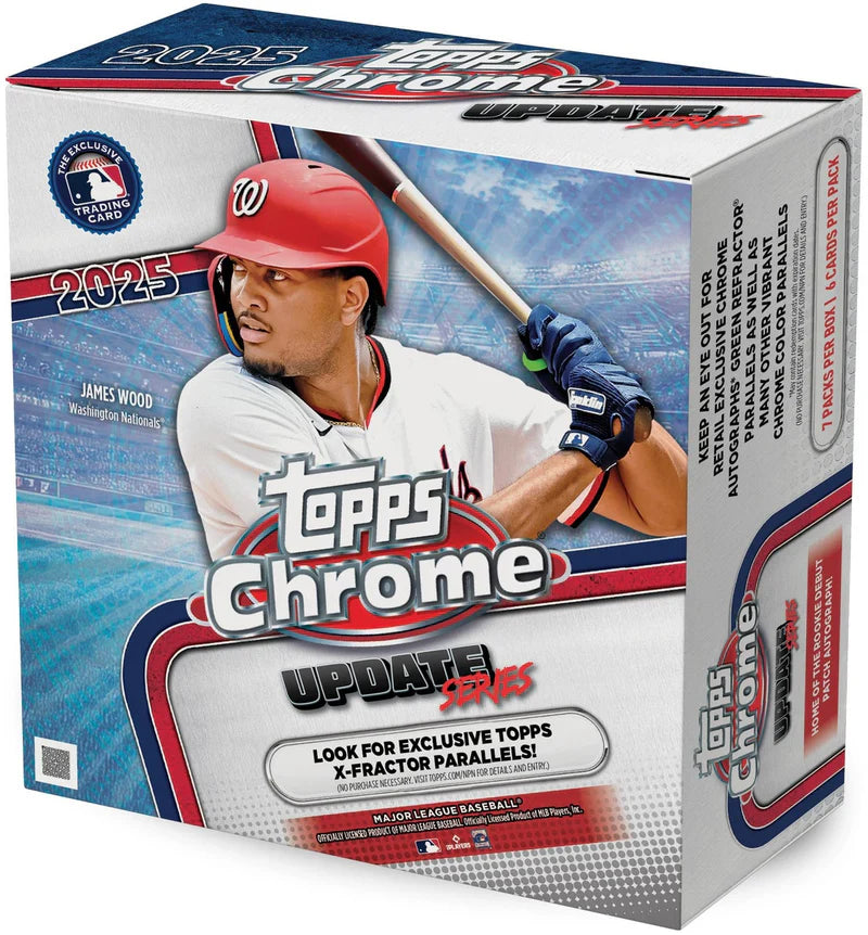 Topps - Fanatics - 2025 - Baseball - Chrome - Update - Mega Box