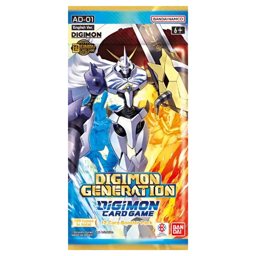 Digimon Card Game - Digimon Generation (AD01) - Display Case (12x Advanced Booster Boxes)