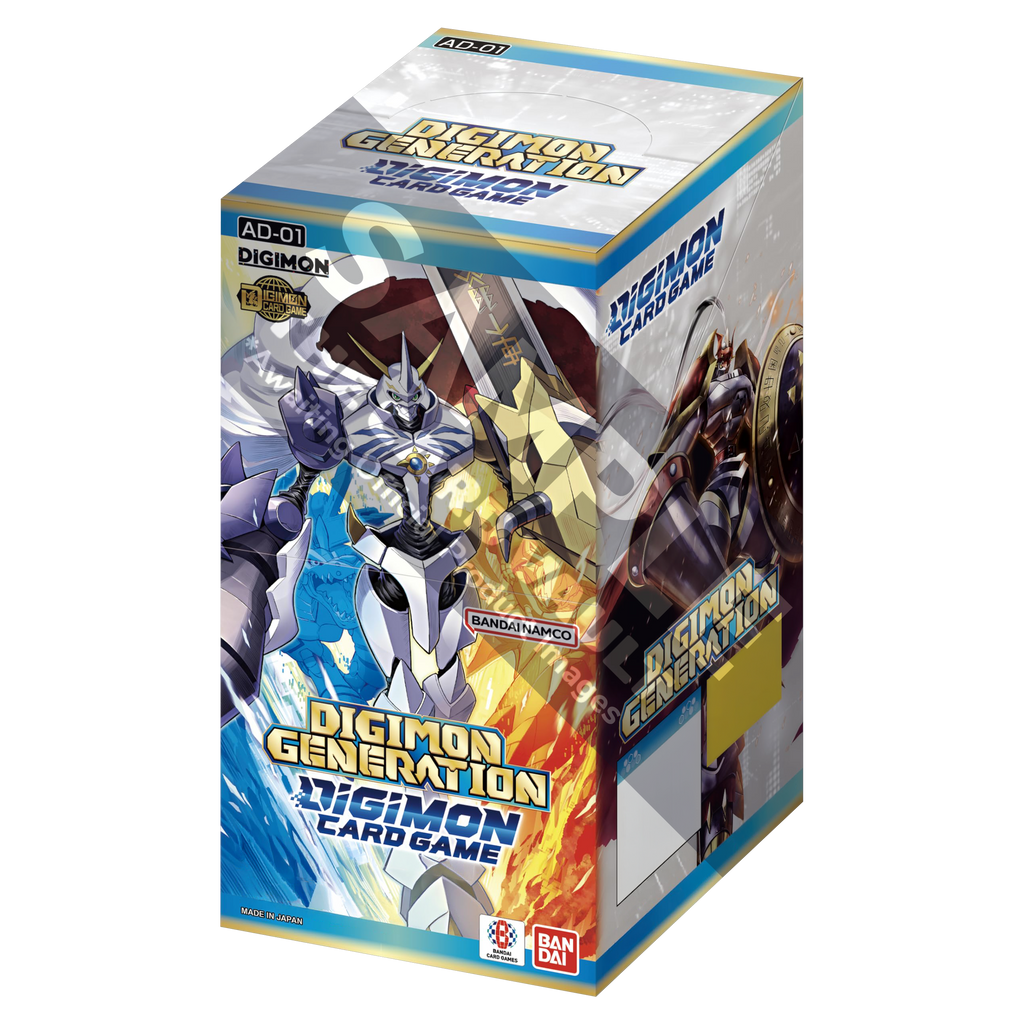 Digimon Card Game - Digimon Generation (AD01) - Display Case (12x Advanced Booster Boxes)