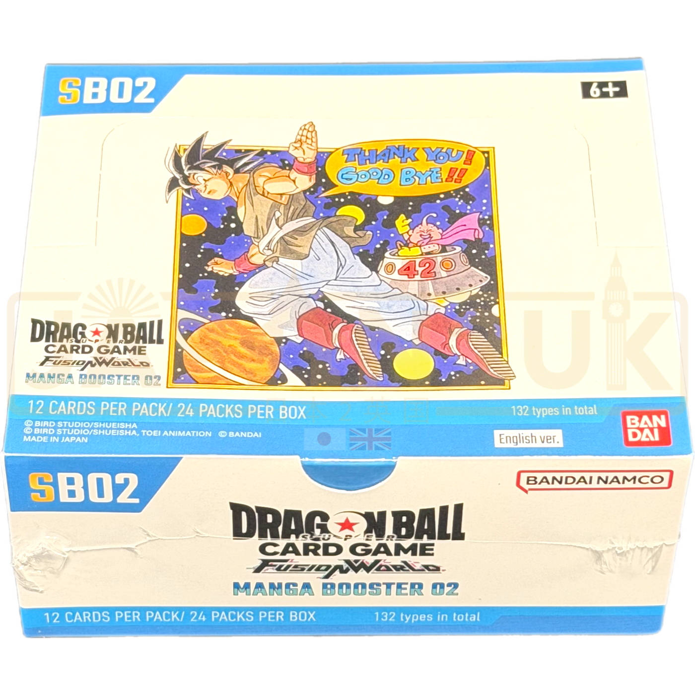 Dragon Ball Super Fusion Manga Booster 02 SB02 English Booster Box