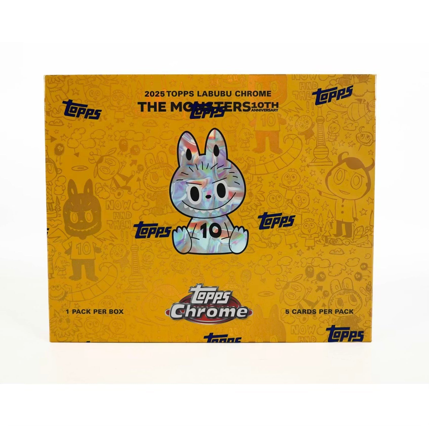 2025 Topps Chrome Labubu 10th Anniversary Hobby Box