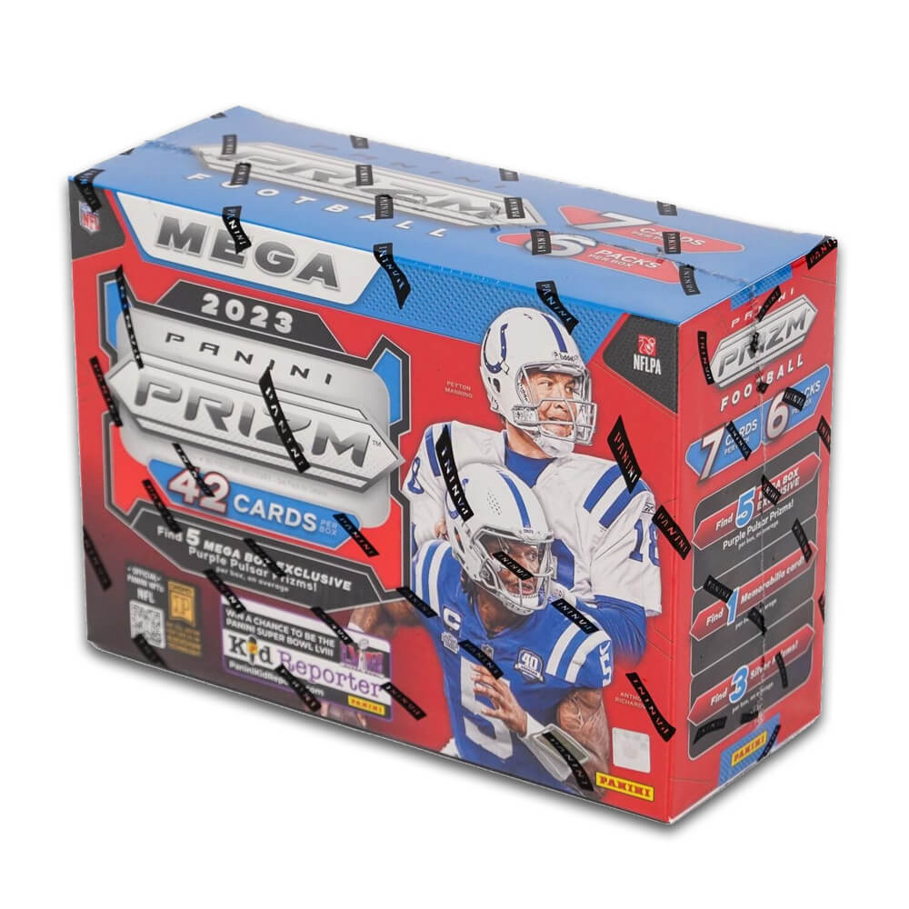 2023 Panini Prizm Football Hobby Mega Box Purple Pulsars