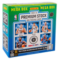 2023-24 Panini NBA Hoops Premium Stock Basketball Trading Card Mega Box (50 Cards)