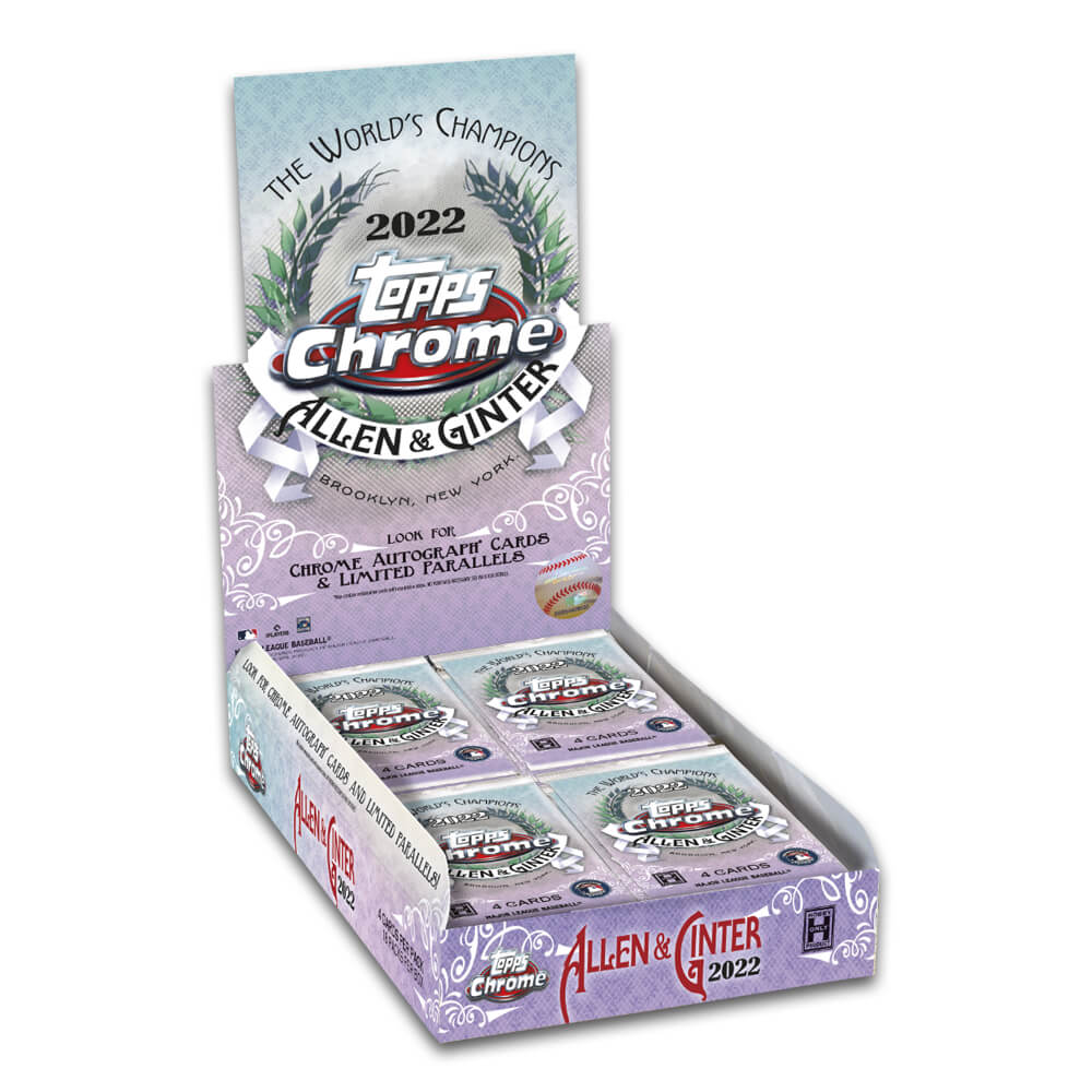 2022 Topps Allen & Ginter Chrome Baseball Hobby Box