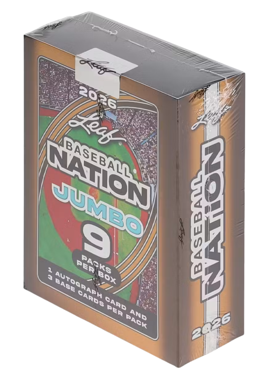 2026 Leaf Baseball Nation Hobby Jumbo Box