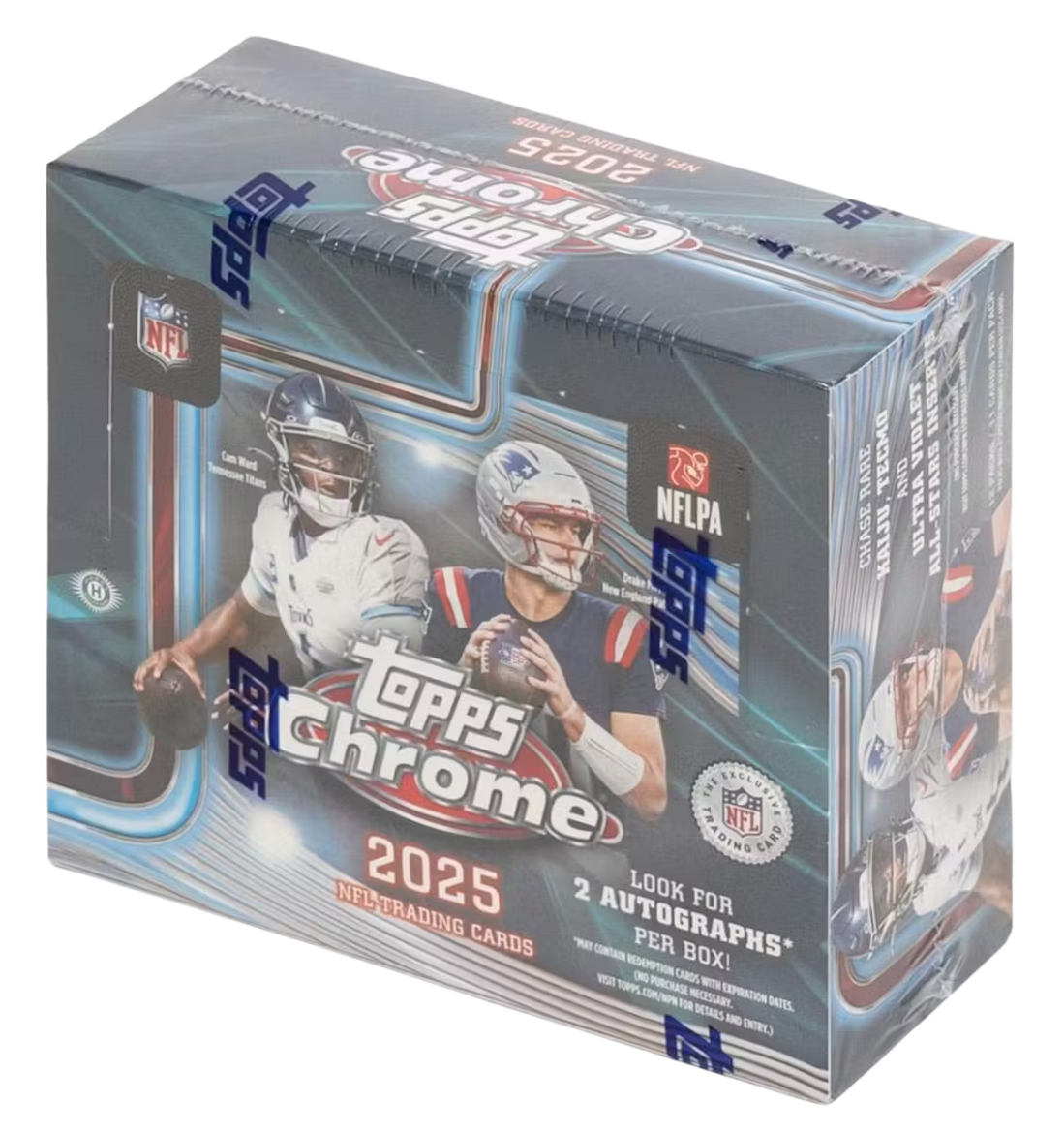 2025 Topps Chrome Football Hobby Jumbo Box