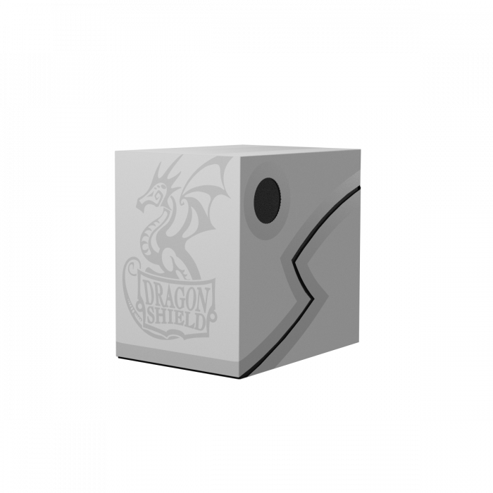 Dragon Shield: Deck Box  Double Shell  Ashen White/Black