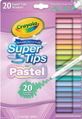 Crayola Pastel Supertip Markers 20 Count