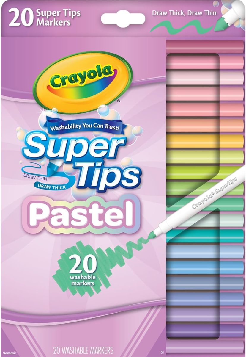 Crayola Pastel Supertip Markers 20 Count