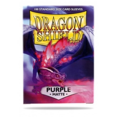 Dragon Shield: Sleeves  Matte  Purple